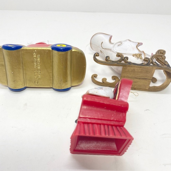 Vintage Lot Plastic, Ceramic Christmas Ornaments - Picture 6 of 12